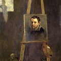 CARRACCI ANNIBALE PRT OF SELF ON EASEL