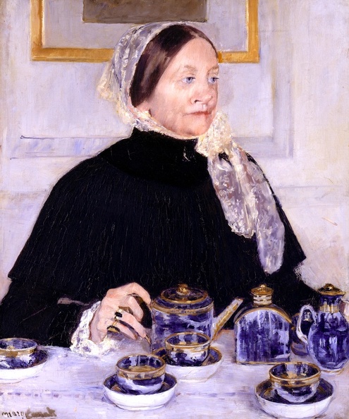 CASSATT MARY LADY AT TEA TABLE MET