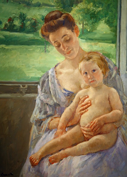 CASSATT MARY MOTHER AND CHILD IN CONSERVATORY BY MARY CASSATT