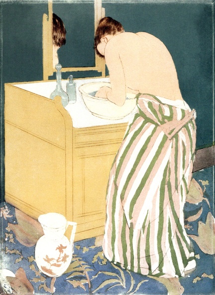 CASSATT MARY WOMAN BATHING MET