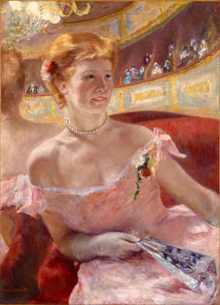 CASSATT MARY WOMAN WITH PEARL NECKLACE IN LOGE GOOGLE CARCA