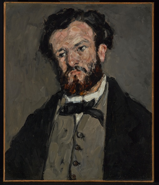 CEZANNE PAUL PRT OF ANTHONY VALABREGUE 85.PA.45 J. PAUL GETTY MUSEUM