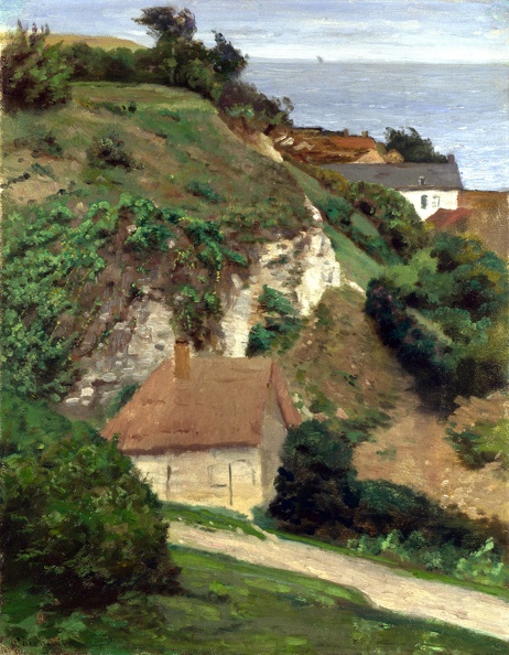 CHINTREUIL ANTOINE HOUSE ON CLIFFS NEAR FECAMP LO NG