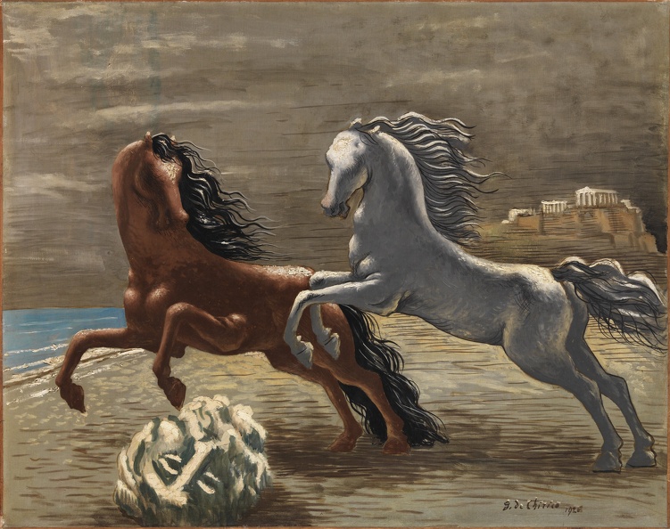 CHIRICO GIORGIO DE TWO HORSES 1926