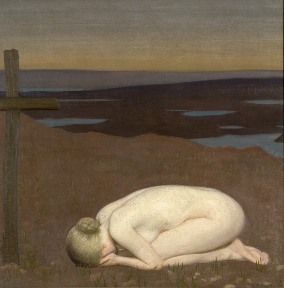 CLAUSEN GEORGE YOUTH MOURNING 1916