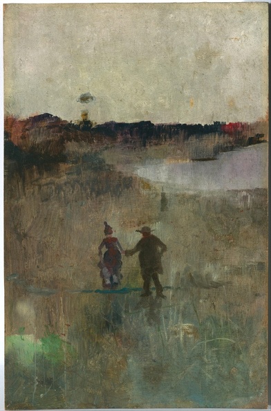 CONDER CHARLES LANDSCAPE TWO SMALL FIGURES RICHMOND NSW GOOGLE CAMBERRA