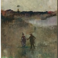 CONDER CHARLES LANDSCAPE TWO SMALL FIGURES RICHMOND NSW GOOGLE CAMBERRA