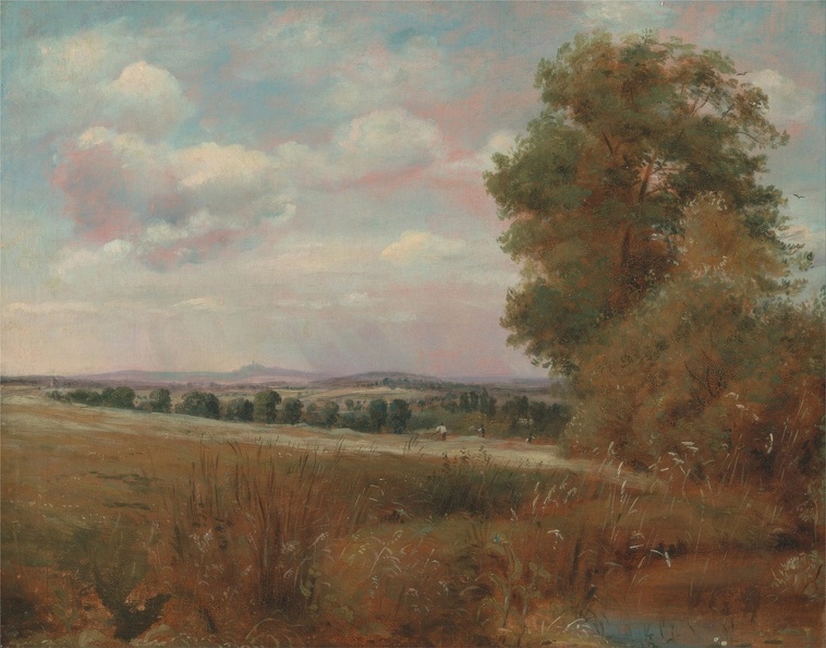 CONSTABLE LIONEL LANDSCAPE AT HAMPSTEAD WITH HARROW IN DISTANCE GOOGLE