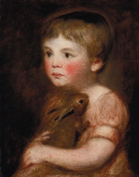CONSTABLE LIONEL MISS LEWIS WITH RABBIT