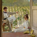 CORCOS VITTORIO MATTEO AFTERNOON ON PORCH 1895