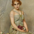 CORCOS VITTORIO MATTEO BOUQUET SIGNED AND DATED V. CORCOS