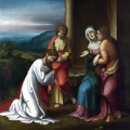 CORREGGIO ANTONIO ALLEGRI CHRIST TAKING LEAVE OF HIS MOTHER LO NG