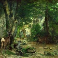 COURBET GUSTAVE DEER IN FOREST 01 GOOGLE ORSAY