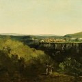 COURBET GUSTAVE GUSTAVE VIEW ACROSS RIVER ABOUT 1855