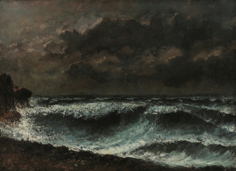 COURBET GUSTAVE SQUALL ON HORIZON C1872