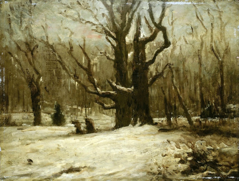 COURBET GUSTAVE WINTER LANDSCAPE 1877 RIJK