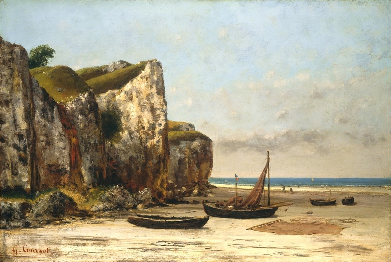 COURBET GUSTAVE BEACH IN NORMANDY N G A