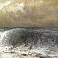 COURBET GUSTAVE STORMY SEA C1869 PORTLAND