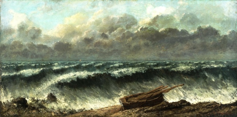COURBET GUSTAVE WAVES 1869 PHIL