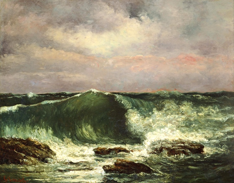 COURBET GUSTAVE WAVES GOOGLE