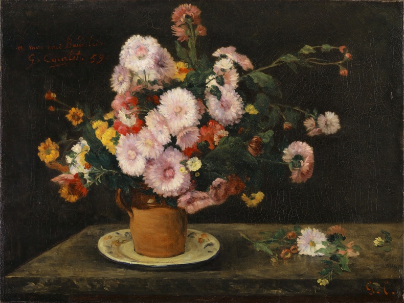 COURBET GUSTAVE BOUQUET DASTERS 1859