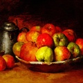 COURBET GUSTAVE STILLIFE APPLES AND POMEGRANATE LO NG