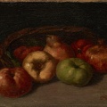 COURBET GUSTAVE STILLIFE WITH APPLES PEAR AND POMEGRANATES 1985R18 DALLAS MUSEUM OF ART