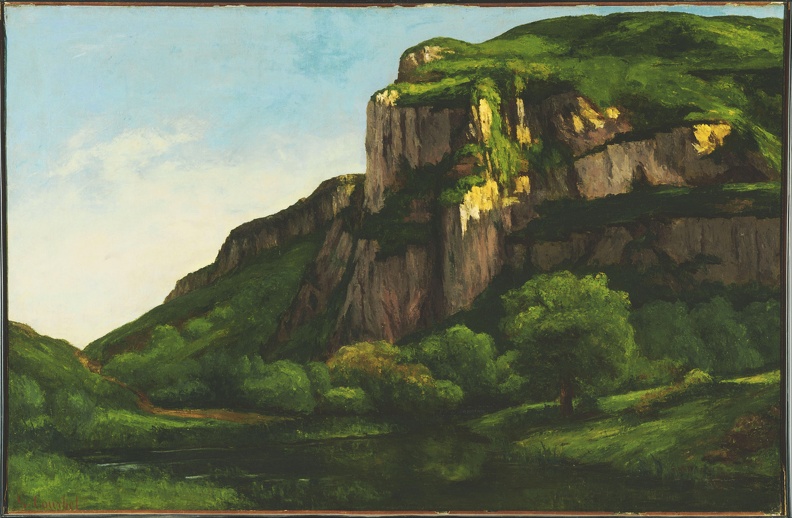 COURBET GUSTAVE ROCKS AT MOUTHIER GOOGLE