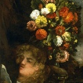COURBET GUSTAVE HEAD OF WOMAN AND FLOWERS PHIL