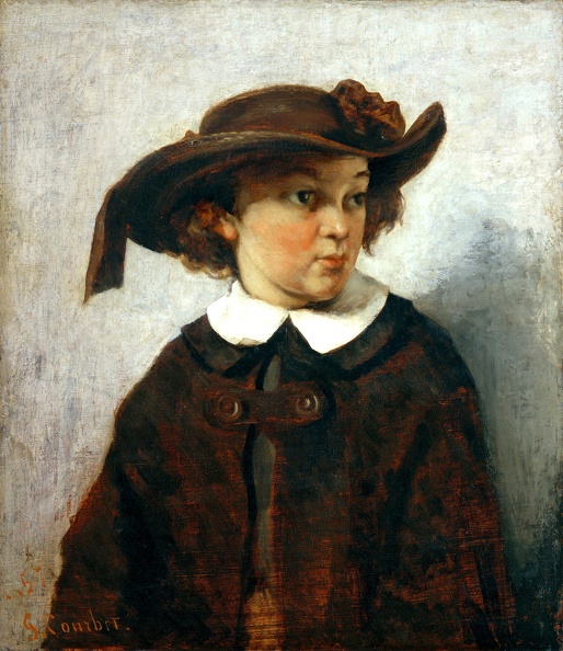 COURBET GUSTAVE PRT OF YOUNG GIRL N G A