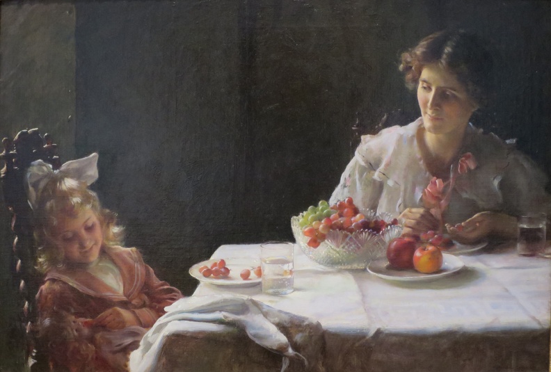 COURTNEY CURRAN CHARLES BREAKFAST FOR THREE 1909