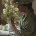 COURTNEY CURRAN CHARLES LADY WITH BOUQUET SNOWBALLS GOOGLE