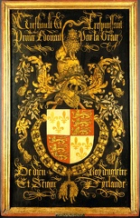 COUSTAIN PIERRE HATCHMENT EDWARD IV 1442 83 KING OF ENGLAND AS KNIGHT OF ORDER OF GOLDEN FLEECE ATTR 1487 RIJK
