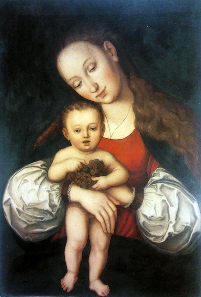 CRANACH LUCAS YOUNGER VIRGIN AND CHILD