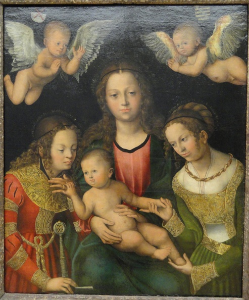 CRANACH LUCAS ELDER VIRGIN AND CHILD WITH ST. CATHERINE AND BARBARA KUNST