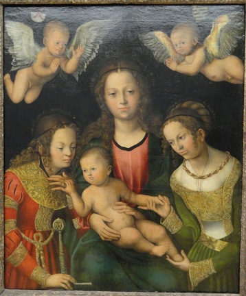 CRANACH LUCAS ELDER VIRGIN AND CHILD WITH ST. CATHERINE AND BARBARA KUNST