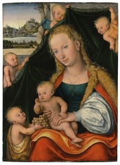 CRANACH LUCAS YOUNGER VIRGIN AND CHILD WITH INFANT ST 1