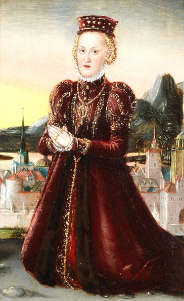 CRANACH LUCAS YOUNGER PRT OF PRINZESSIN AGNES GRAFIN BARBY