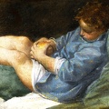 CRETI DONATO SLEEPING BOY HOLDING APPLE SOTHEBY