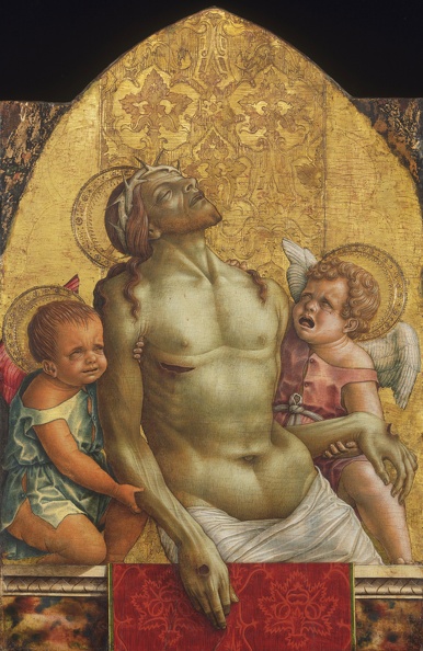 CRIVELLI CARLO DEAD CHRIST SUPPORTED BY TWO ANGELS GOOGLE PHIL