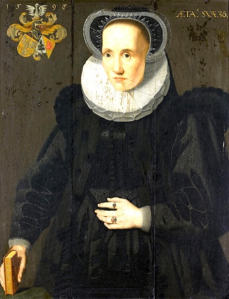 CRONENBURG ADRIAEN VAN VAN PRT OF CUNERA VAN MARTENA WIFE RUDOLPH VAN BUYNOU 1553 RIJK