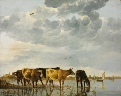 CUYP AELBERT COWS IN RIVER GOOGLE BUDAPEST