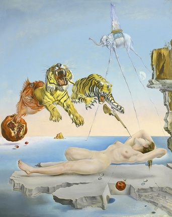 DALI SALVADOR DREAM CAUSED BY FLIGHT OF BEE 1944