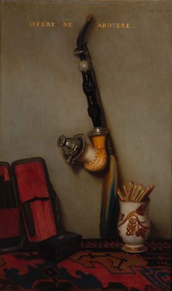DECAMPS_ALE_ANDRE_GABRIEL_STILL_LIFE_WITH_PIPE_AND_MATCHES_1980.254.1_CLEVE.JPG