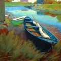 DOW ARTHUR WESLEY BOATS AT REST C1895