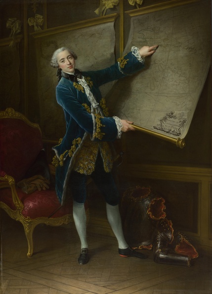 DROUAIS FRANCOIS HUBERT PRT OF COMTE DE VAUDREUIL 1758
