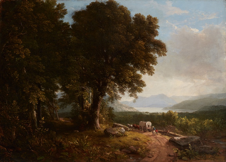DURAND_ASHER_BROWN_LANDSCAPE_WITH_COVERED_WAGON_INDIA.JPG