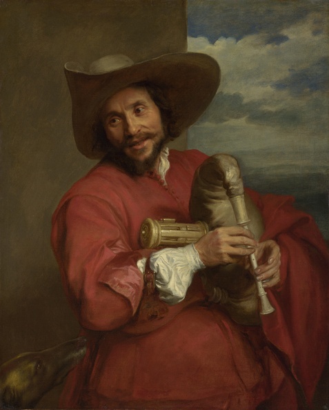 DYCK ANTHONY VAN PRT OF FRANCOIS LANGLOIS IN COSTUME OF SAVOYARD 1637 LO NG