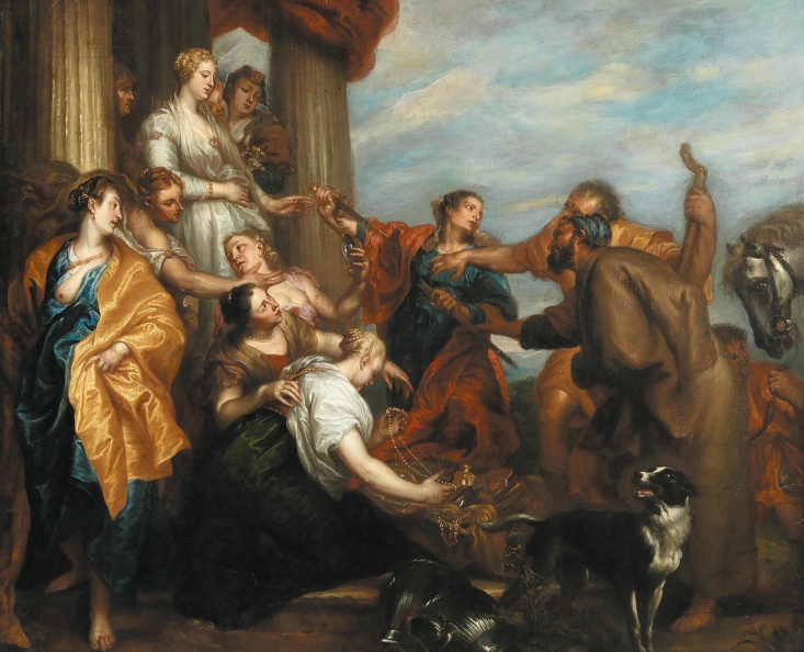 DYCK ANTHONY VAN WERKSTATT ACHILLES AMONG DAUGHTERS OF LYCOMEDES