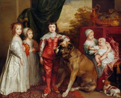 DYCK ANTHONY VAN PRT OF FIVE ELDEST CHILDREN OF CHARLES I 1637